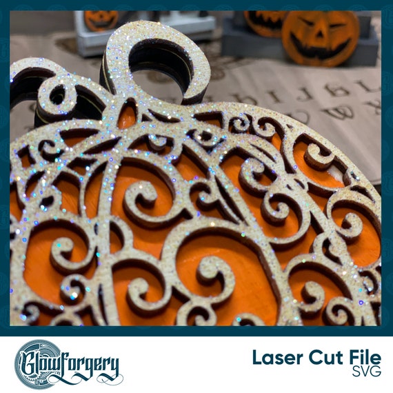 Download Fancy Pumpkin Digital Laser Cut Svg File Glowforge Home Etsy