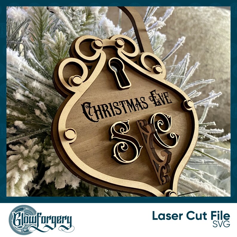 Download Santa's Magic Key Door Hanger / Digital Laser Cut SVG | Etsy