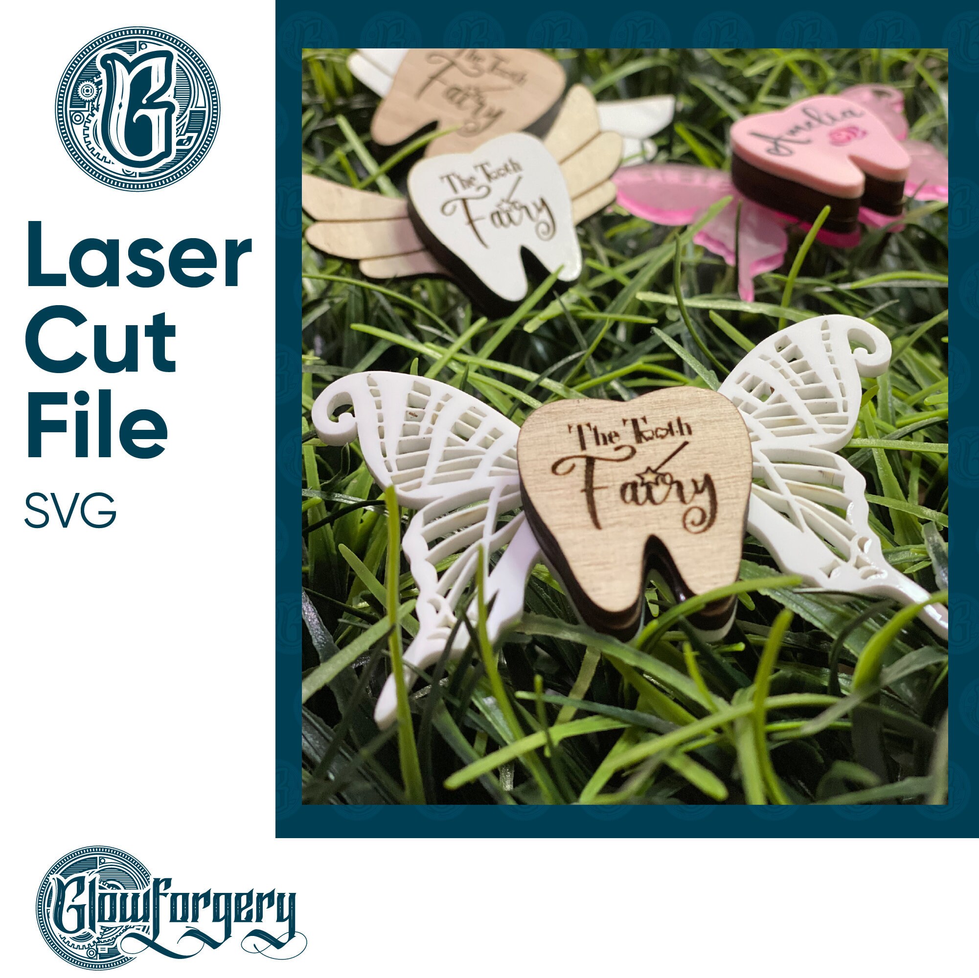 Tooth Fairy Kit / Digital Laser Cut SVG File / Glowforge / Home Decor…