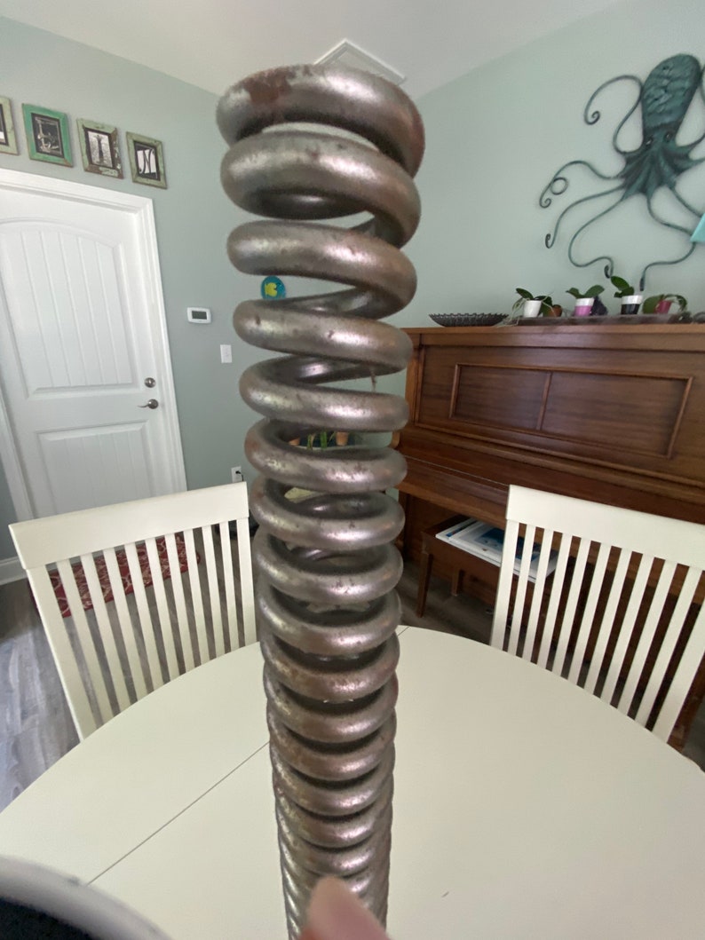 Long coil spring steampunk or yard art materials Etsy