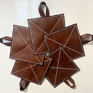 Handmade Non-slip Leather Jar Gripper