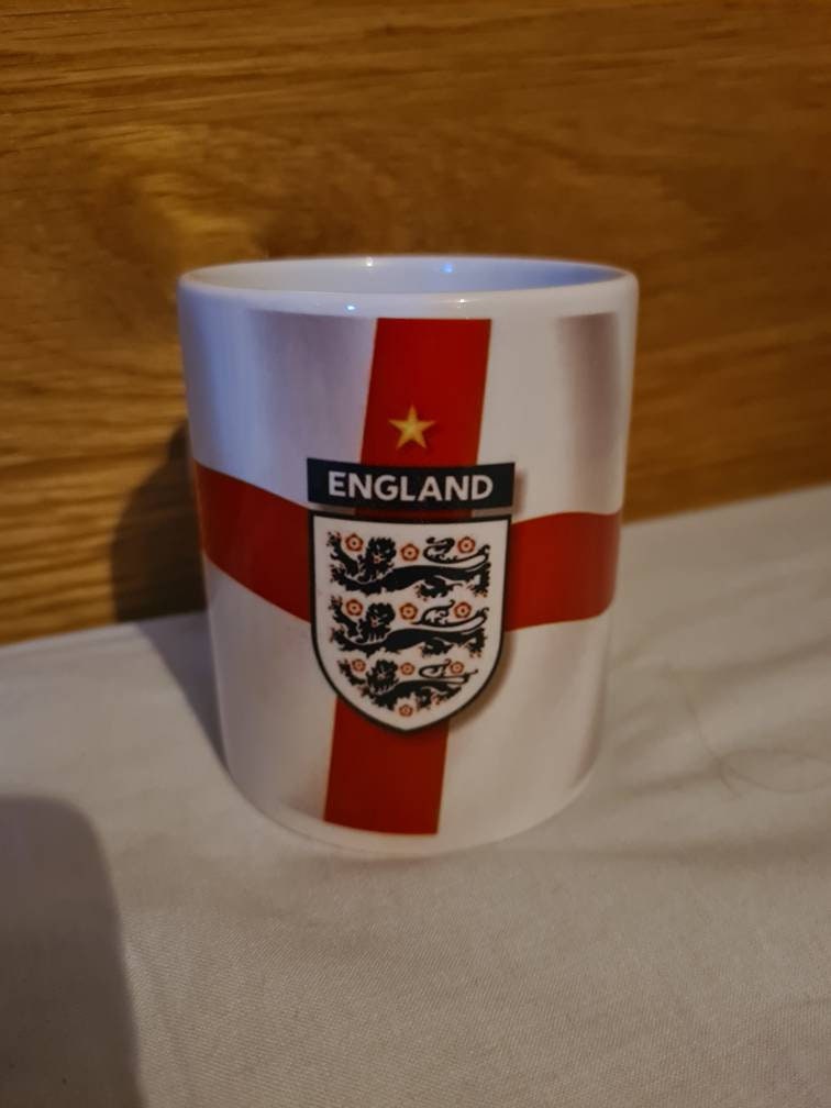 Personalised printed england mugs add your own photo Etsy