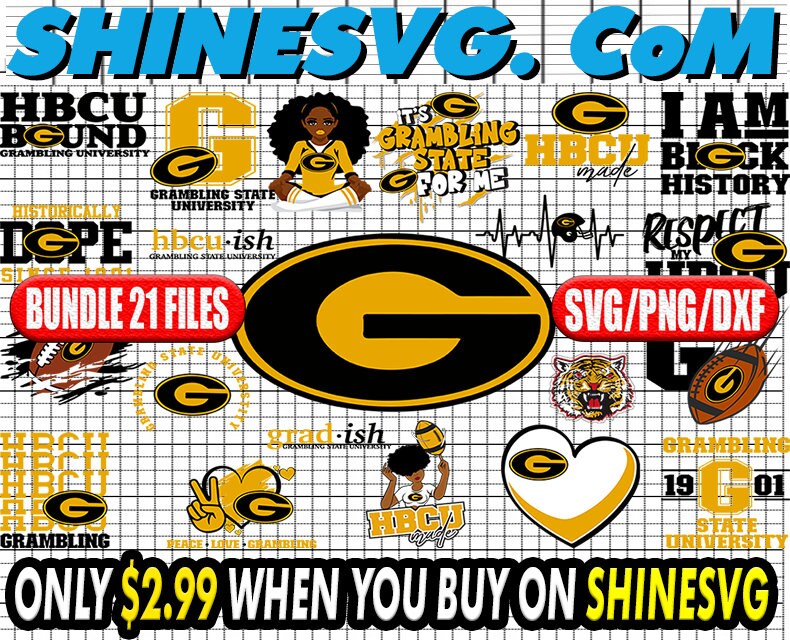 21 Grambling State Svg HBCU Svg Collections HBCU Svg Etsy