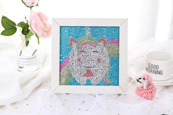Maydear Small and Easy DIY 5d Diamond Painting Kits with Frame for