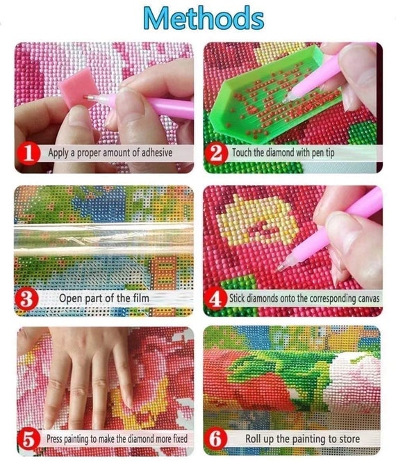 Maydear Small and Easy DIY 5d Diamond Painting Kits with Frame for