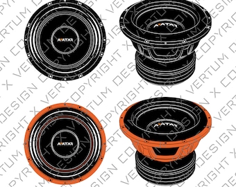 Avatar SVL-1547 Subwoofer Vector – .ai .pdf .eps .svg .dwg .png (Digital Download)