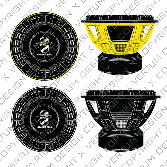 Ground Zero GZNW 15 X-FLEX Subwoofer Vector - Ground Zero