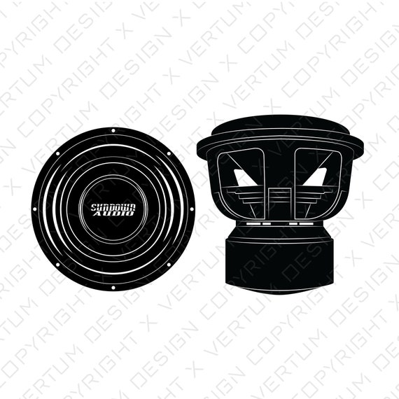 Sundown Audio X 12 Subwoofer Vector Sundown Audio Etsy