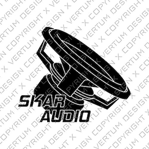 Subwoofer Skar Audio DDX Vector – Decalcomania pronta per la stampa (download digitale)