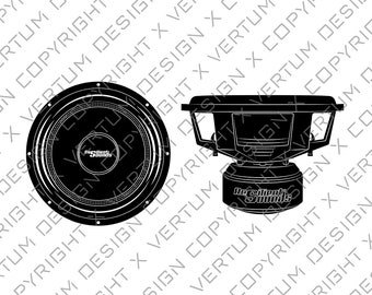 18" Subwoofer Vector: Resilient Sound Platinum Design (Digital Download)