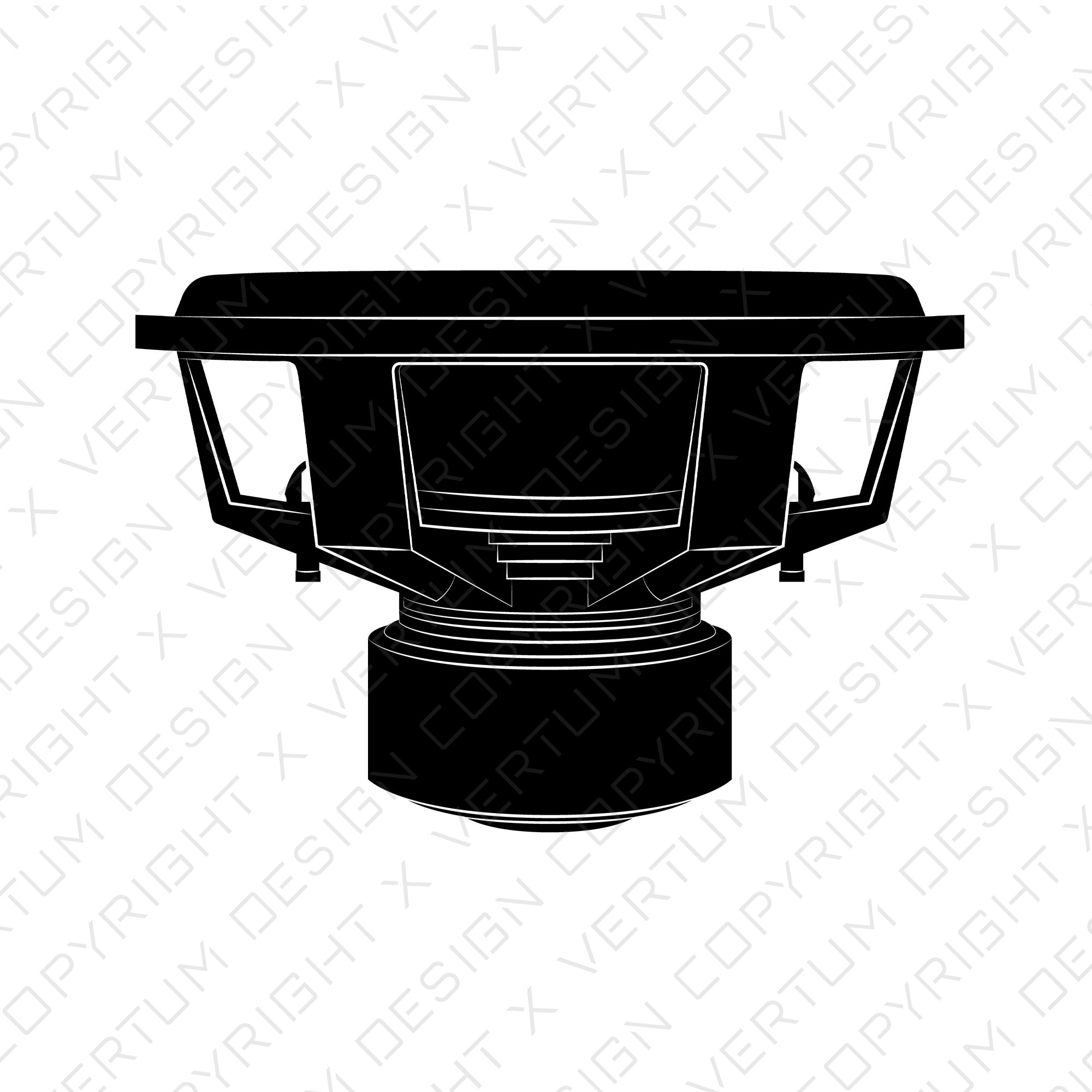 Skar ZVX 18 Subwoofer Vector Skar Audio subwoofer | Etsy