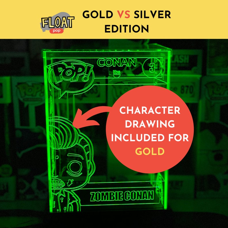 Customized Funko Pop Glowbox by Float Pop Free Shipping | Etsy