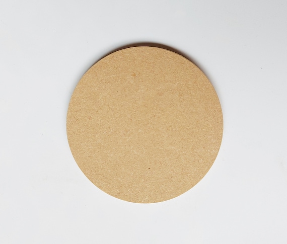MDF Circle Cut to Size, 6mm, 12mm, 18mm, Wooden Disc UK, Large Mdf Circle,  40cm, 50cm, 60cm, 70cm, 80cm, 90cm, 100cm Custom Size MDF Disc 