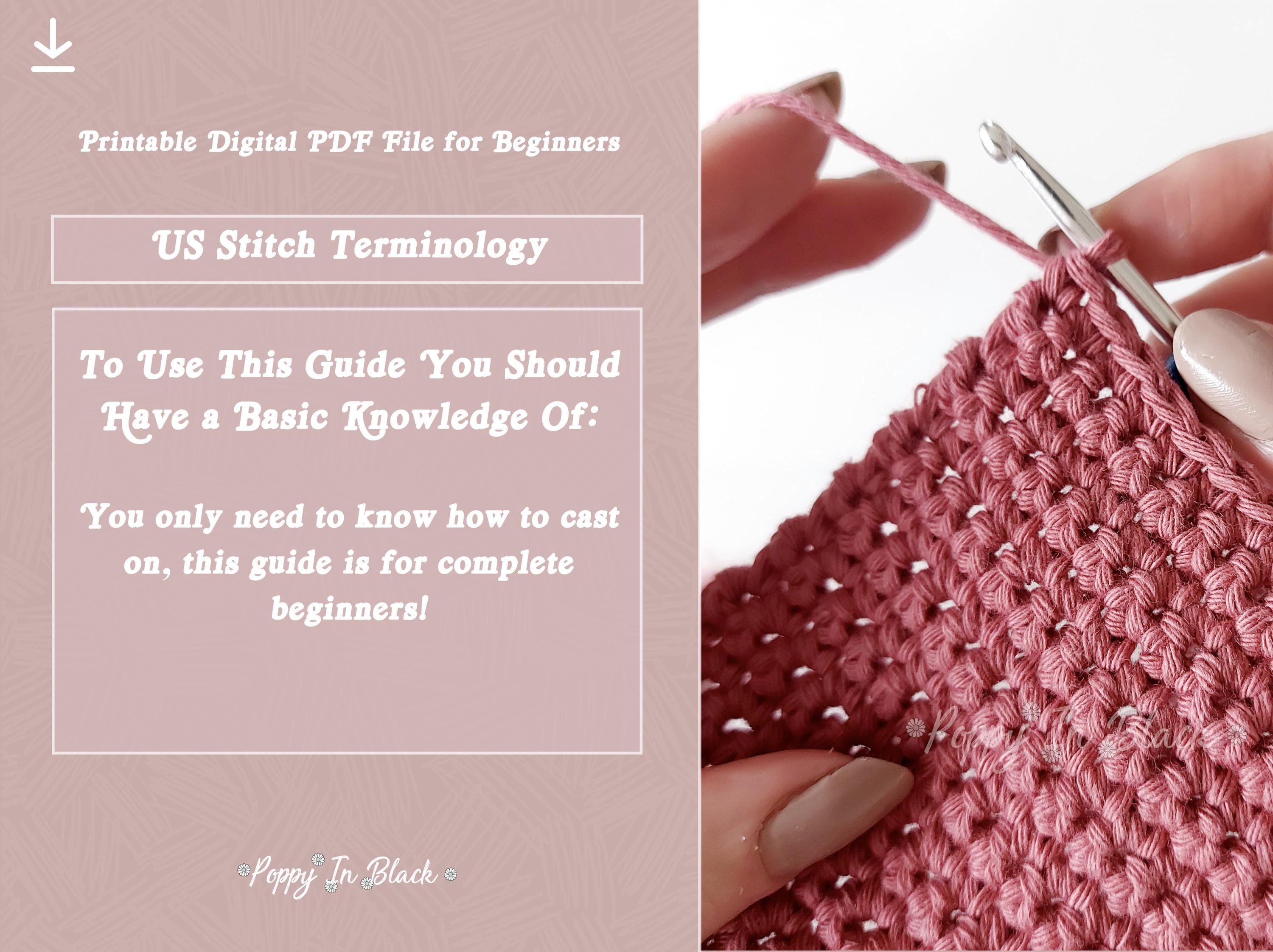 How to Single Crochet - A Guide With Step-by-step Visuals (printable