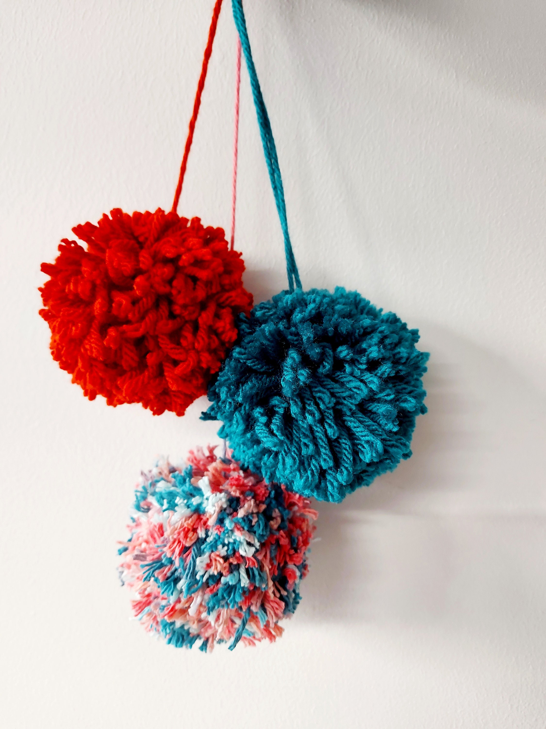 How to Make A Pom Pom Templates and Instructions Printable Etsy