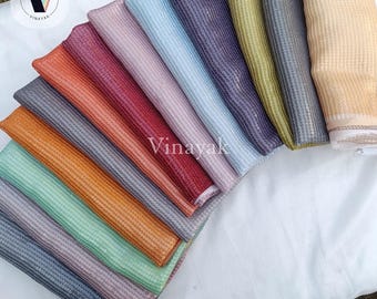 スパンコール糸刺繍グラデーション生地セット、13個入り DIY クラフト