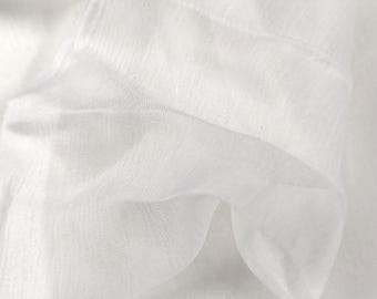 Pure Chiffon Silk, Dye able new fabric, curtains, Fine Cheese Baby garment, women clothing sewing, wedding Bridesmaid/Photo shoots, crafting