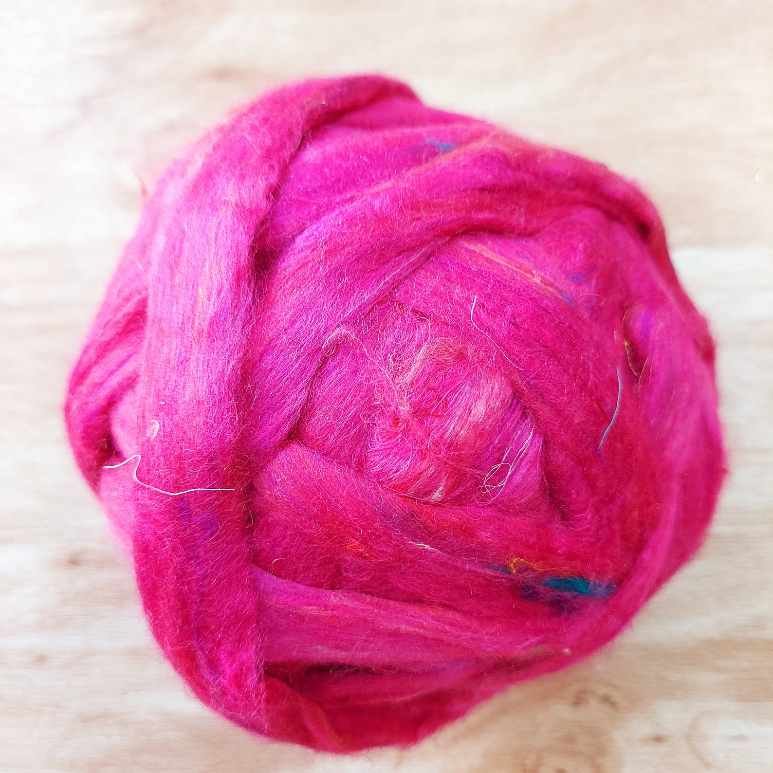2 Oz. Recycled Sari Silk Roving Sliver Wet Felting Nuno Etsy UK
