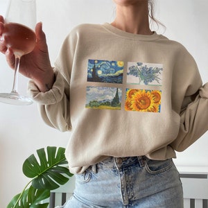 Urban outfitters van gogh sweatshirt hotsell