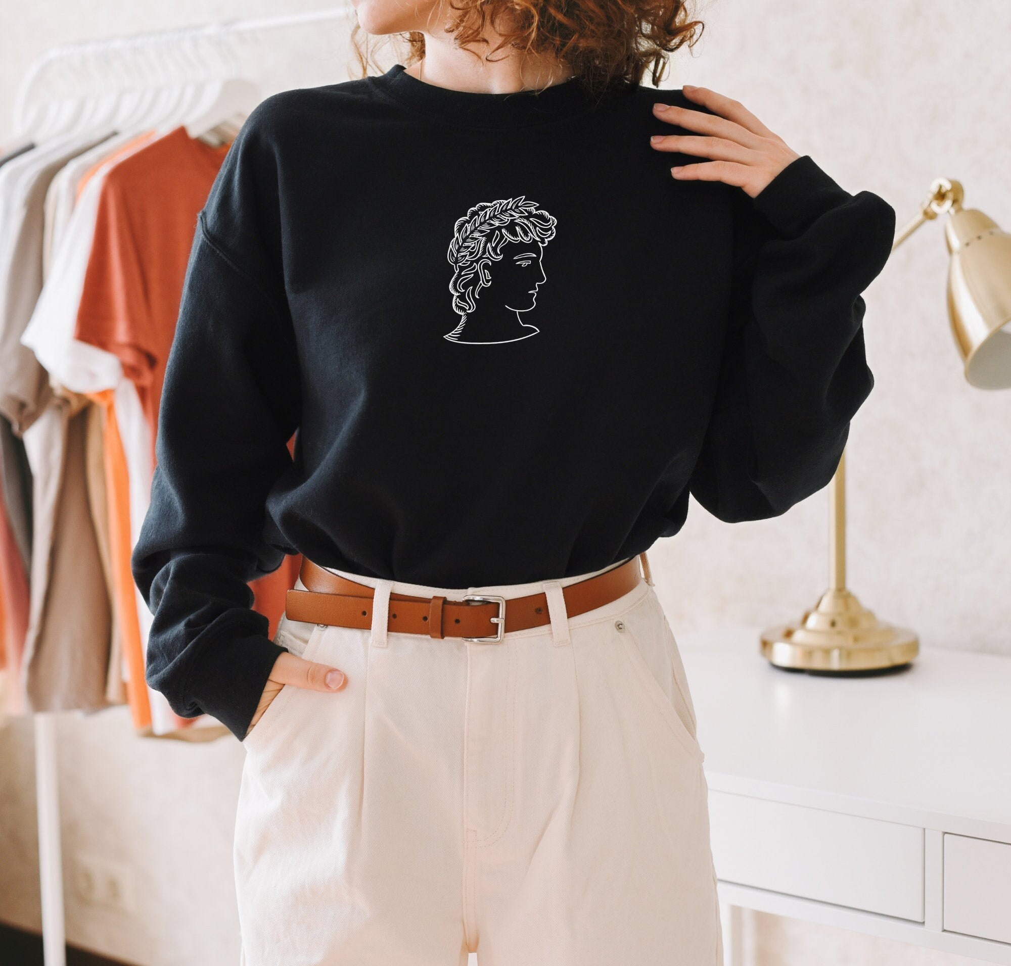 Dark Academia Clothing Light Academia Oversized Sweatshirt Etsy