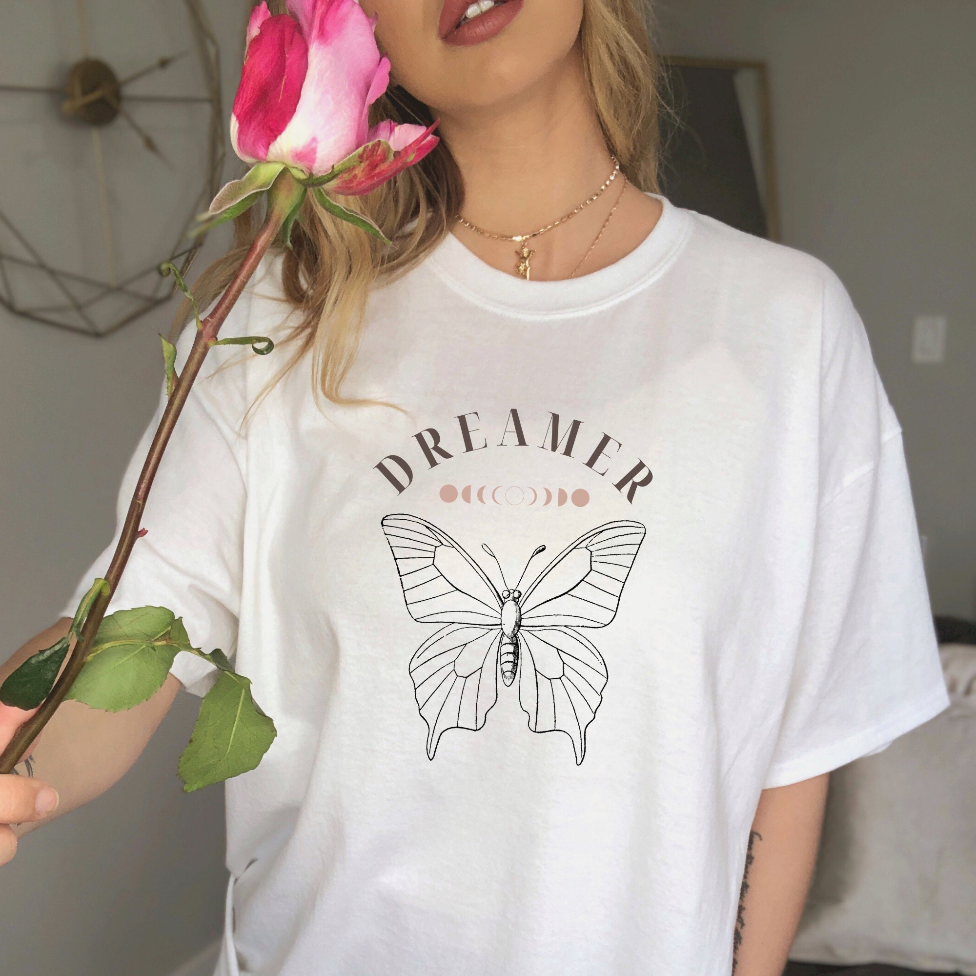 Butterfly Top Butterfly Shirt Aesthetic Clothes Witchy Shirts Etsy