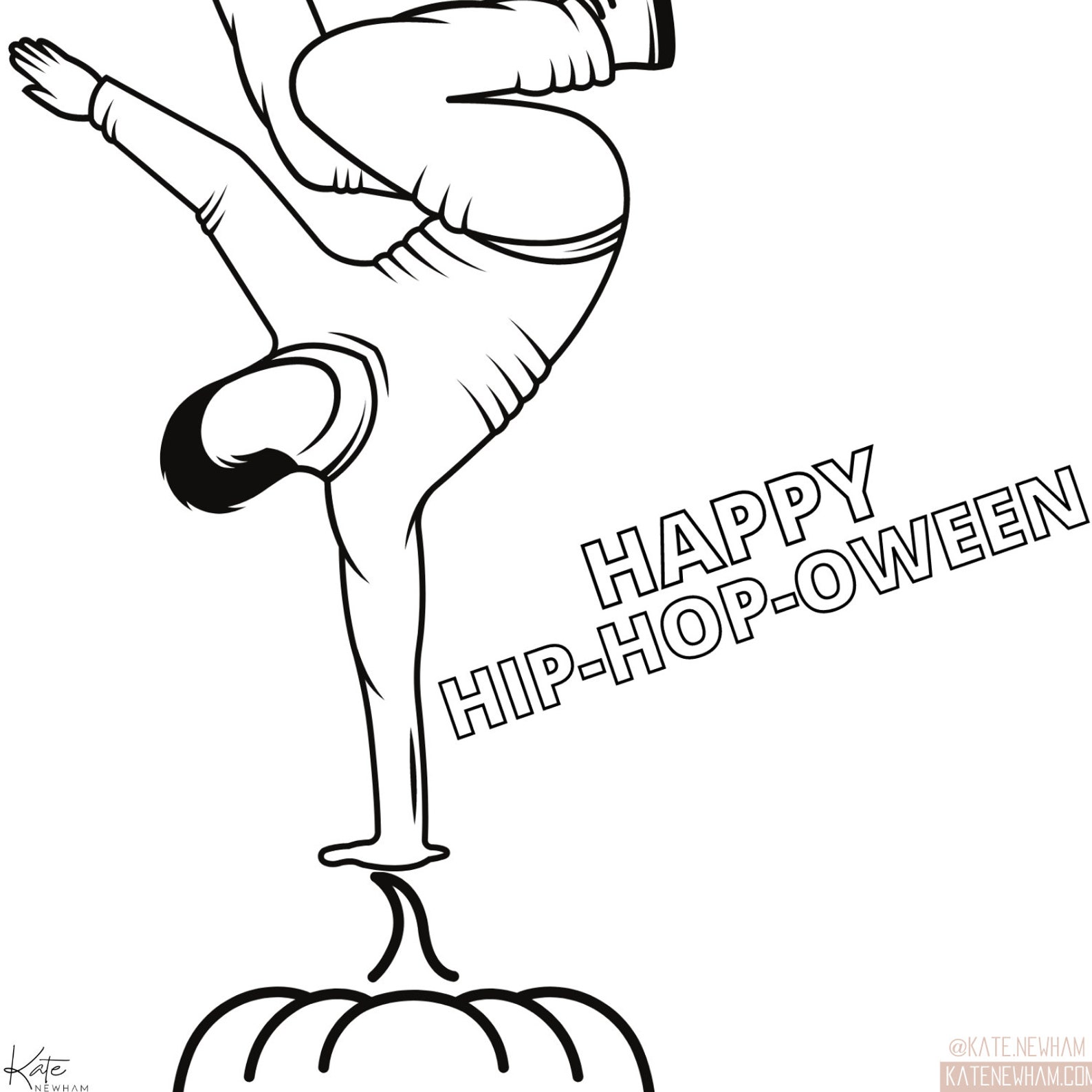 Halloween Dance Coloring Pages All gender coloring pages | Etsy