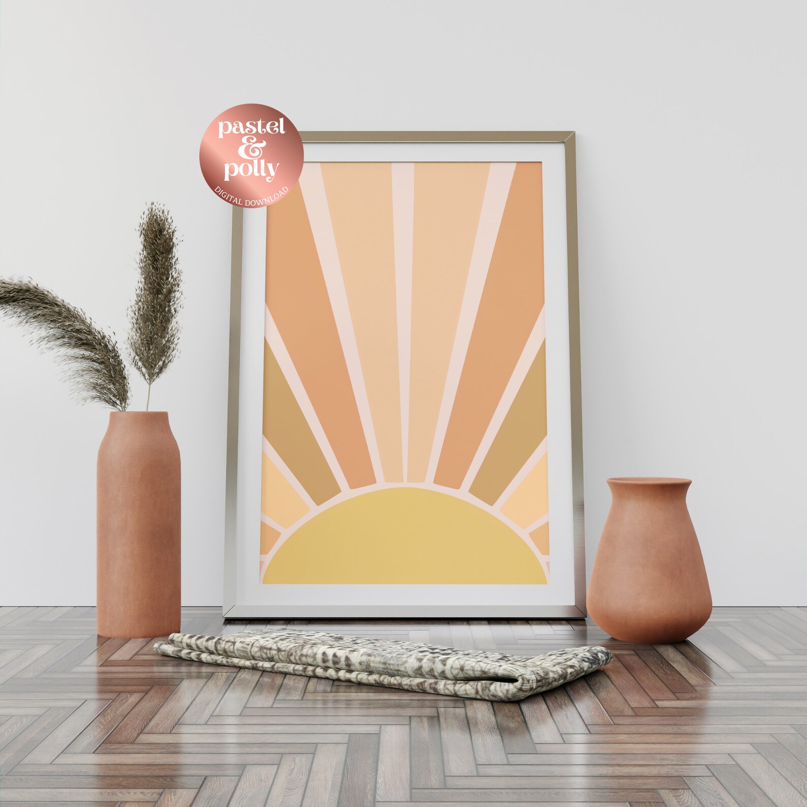 Sun Wall Art Yellow Sun Wall Hanging Sun Wall Decor Retro Etsy