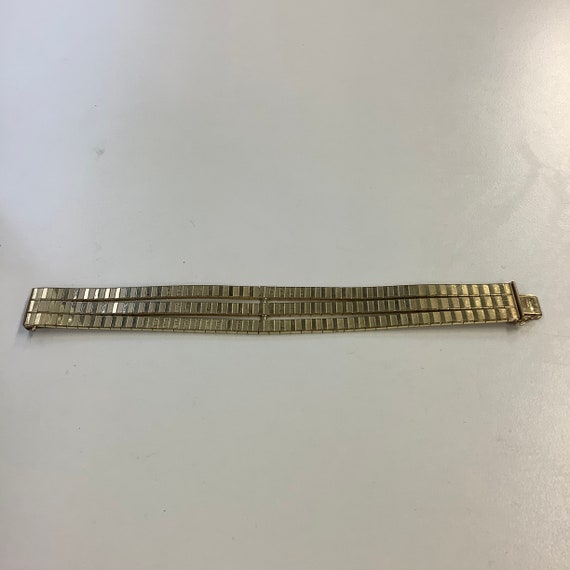 Antique Art Deco 18ct Double Rolled Gold Bracelet