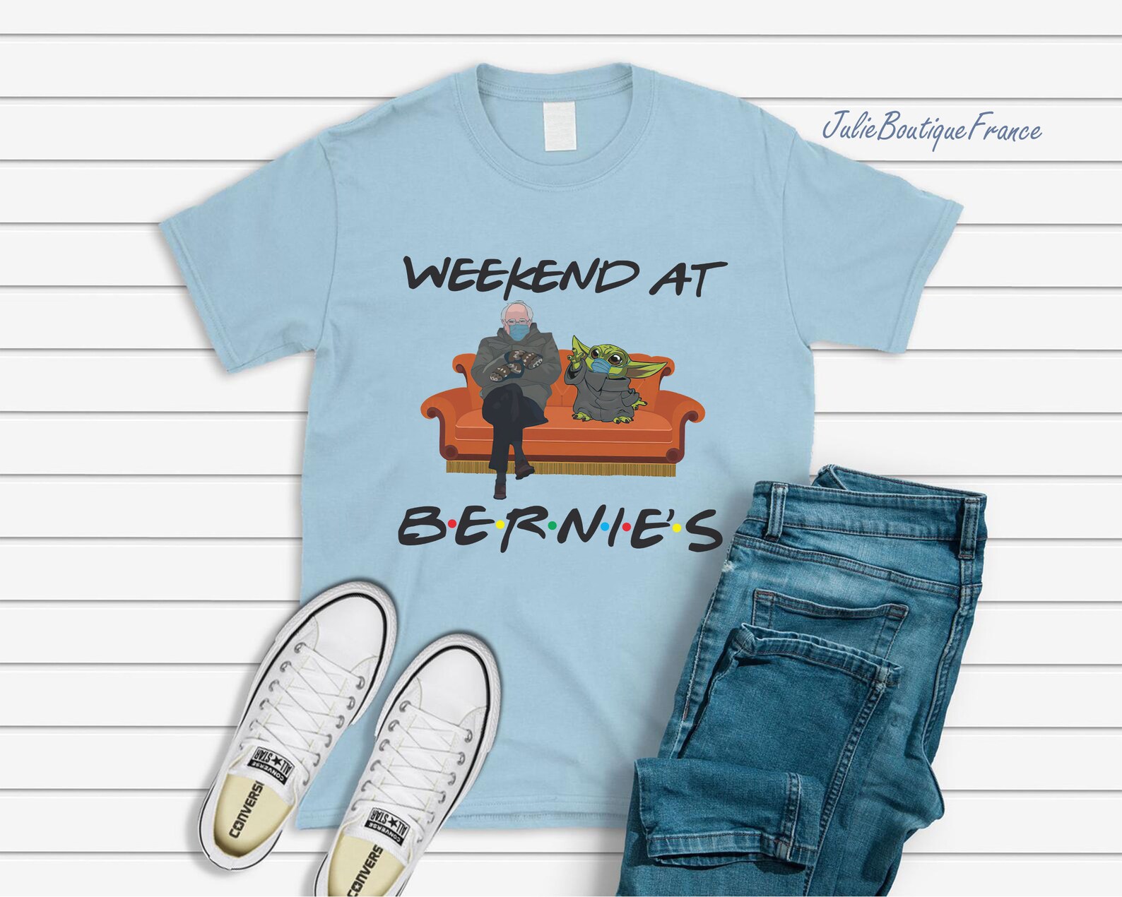 Bernie Sanders Baby Yoda Weekend At Bernie�s Shirt Yoda Etsy
