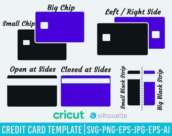 credit card skin template, credit card skin svg, credit card template, ebt  card cover, card cover svg for cricut, Instant Download