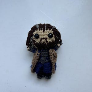 King Under the Mountain Amgurumi Handmade Crocheted Doll