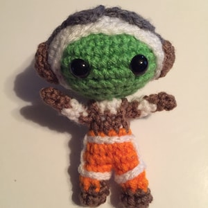 BESTSELLER! Rebel Leader Pilot Hera Handmade Amigurumi Crocheted Doll