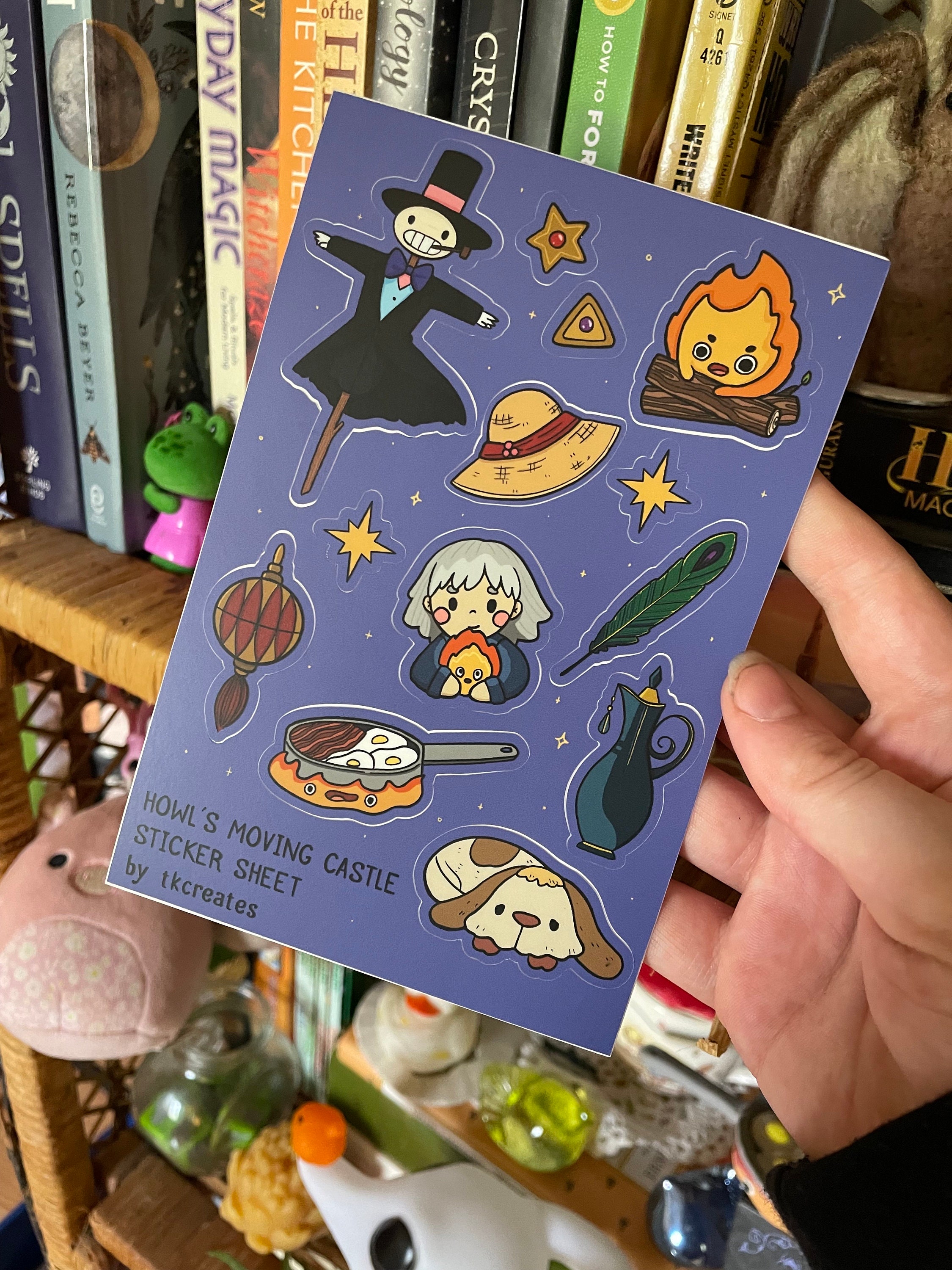 Howls Moving Castle Inspired Sticker Sheet - Etsy