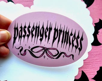 Passenger princess vinyl waterproof sticker
