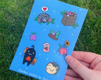 Stardew valley inspired sticker sheet