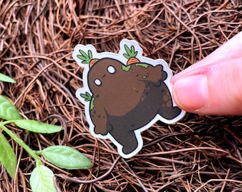 Senshi’s garden golem sticker delicious in dungeon anime inspired