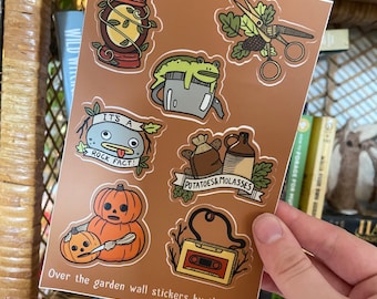Over the garden wall inspired sticker sheet
