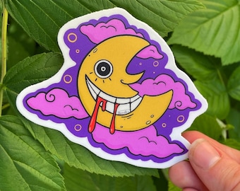 Soul eater moon spooky 3” vinyl anime sticker