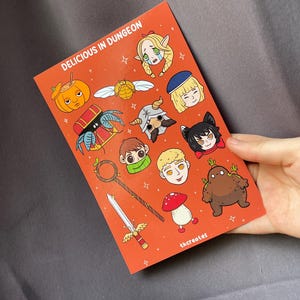 Delicious in dungeon inspired mini print