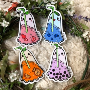 Ghostea fruit flavor stickers