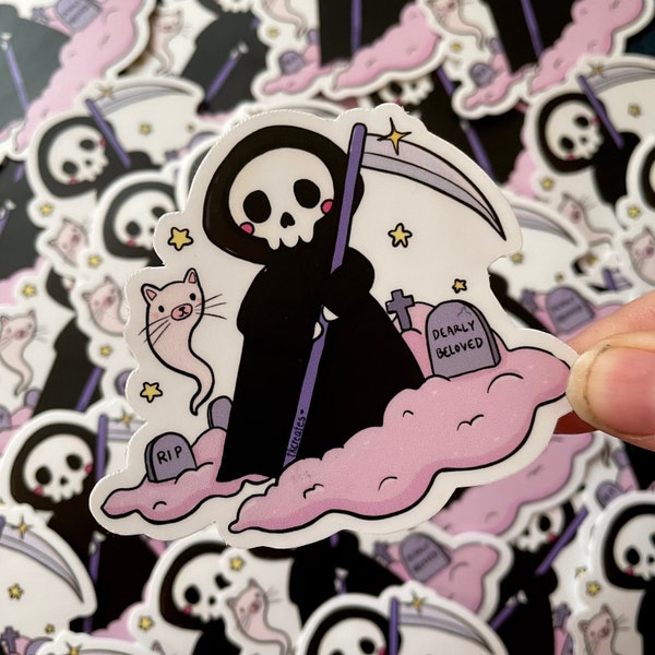 Lil grim reaper 3” sticker