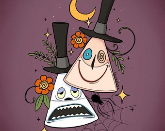 NBC mayor of halloweentown 8x8” art print glossy finish