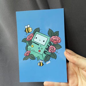 Adventure Time BMO Fan Art Mini Print 4x6 Inch - Etsy