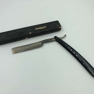 Vintage J.A. Henckels Zwillingswerk 5/8&quot; Solingen Navalha de barbear alemã