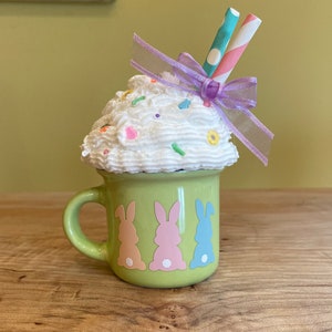 Nefelibata Easter Mini Coffee Mug, Mini Coffee Cups For Tiered Tray