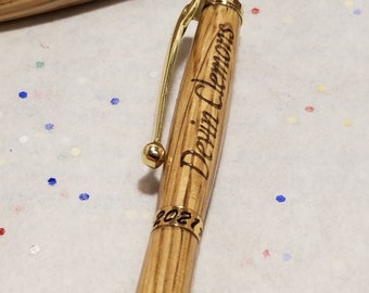 Wood Pen| Handmade Pen| Personalized Wood Pen| Pen Case| Home Office| Graduation gift| Promotion Gift| Groomsman Gift| Bridesmaid Gift