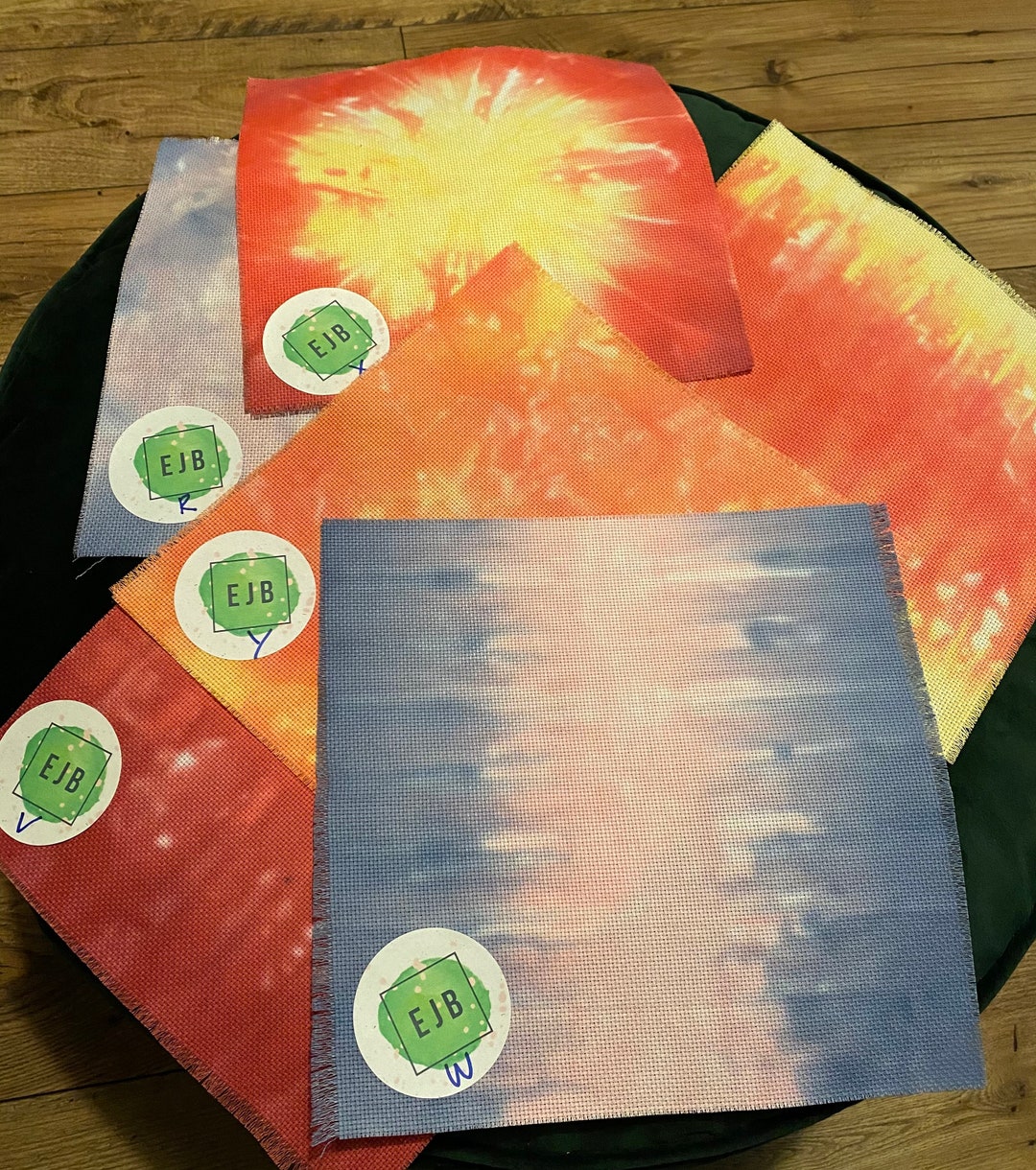 Unique Handdyed Aida Cross Stitch Fabric 16ct Various Etsy