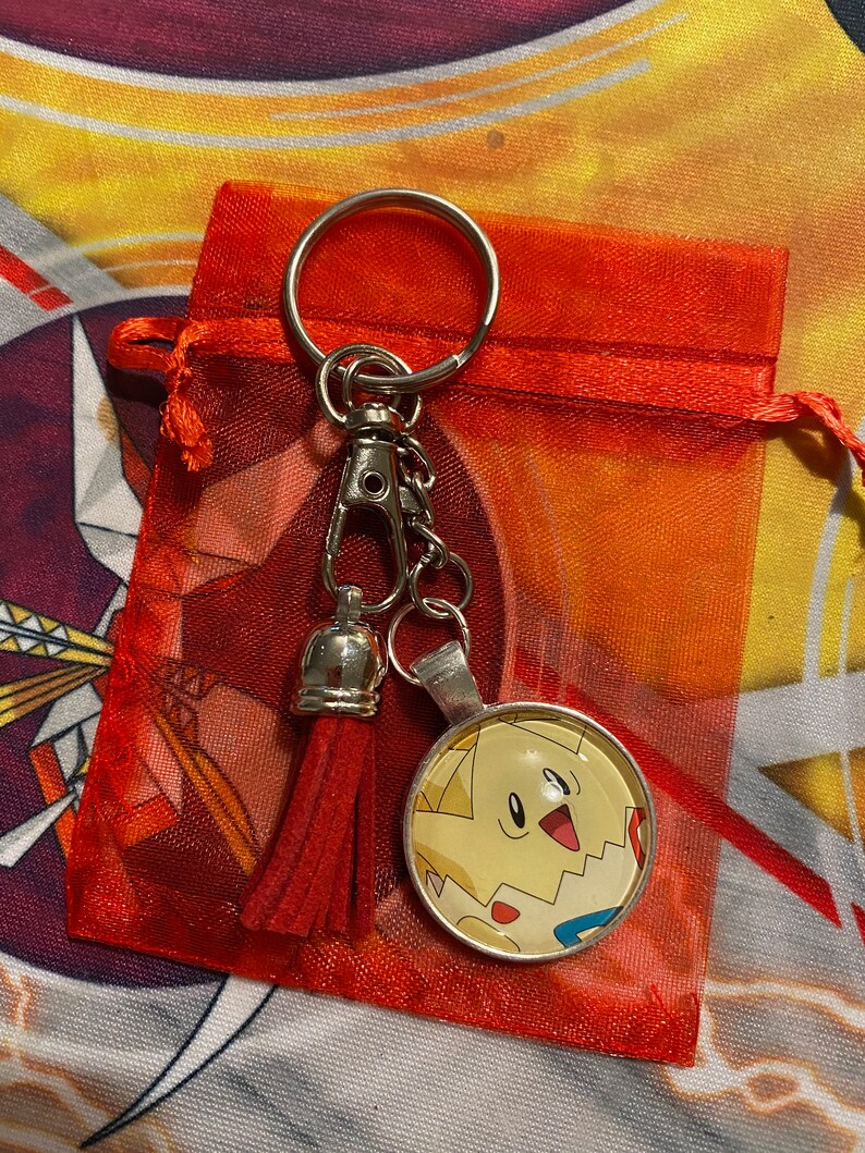 Pokemon Keyring/Keychain Handmade and a Great Stocking Etsy