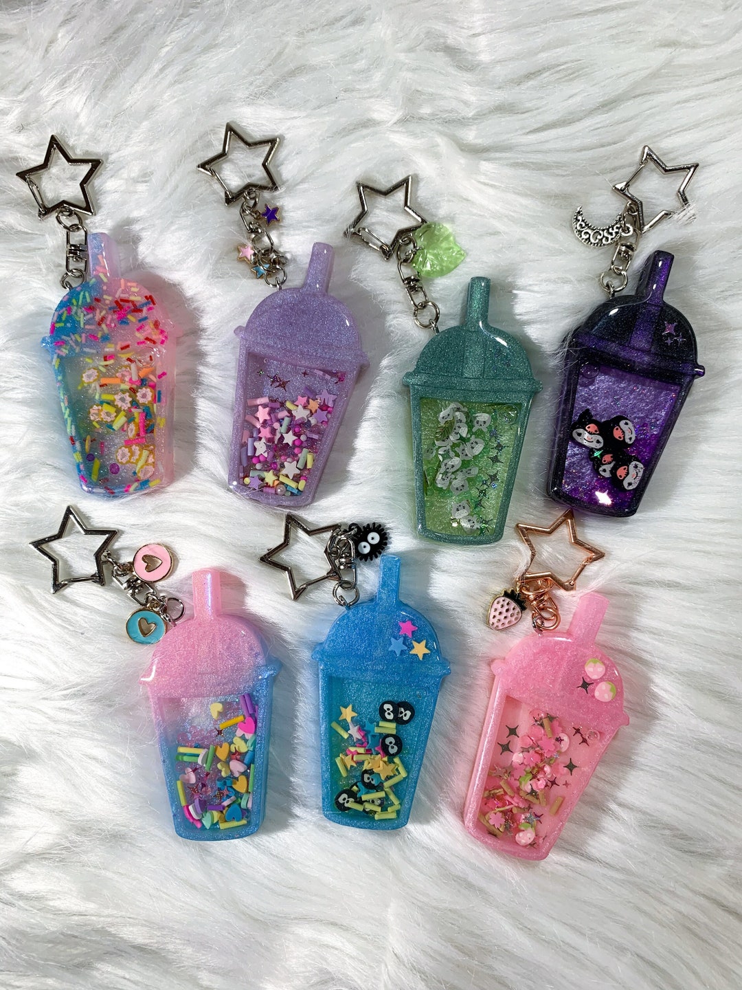 Boba Shaker Keychain/bag Hanger - Etsy