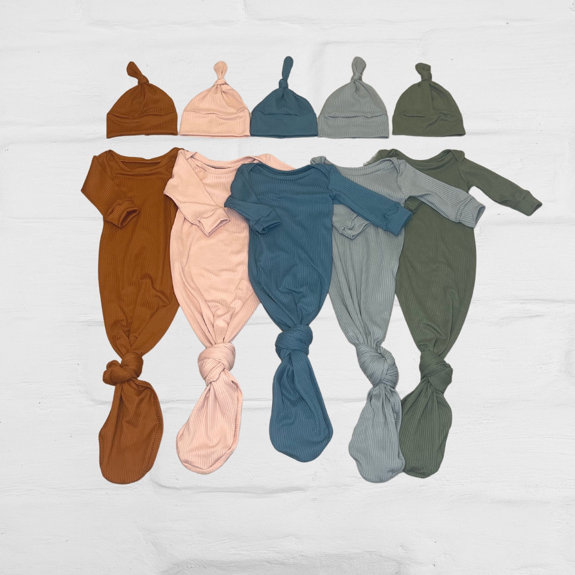 Knotted Sleep Gown Etsy